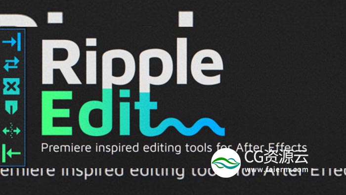 AE脚本-视频波纹编辑剪辑工具 Ripple Edit v1.1.3