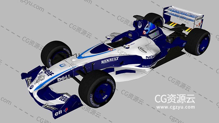3D模型-RC赛车专业赛道汽车C4D模型