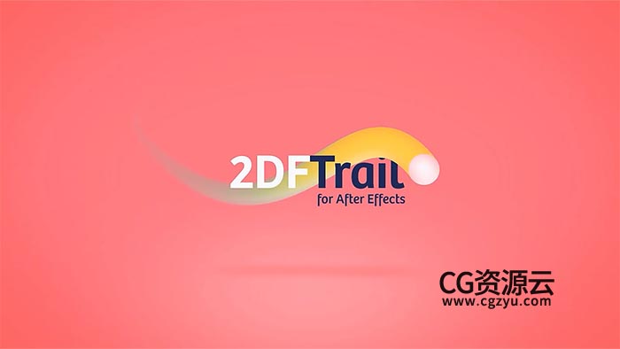 AE预设-MG图形彩色拖尾轨迹动画生成器 2DF Trail