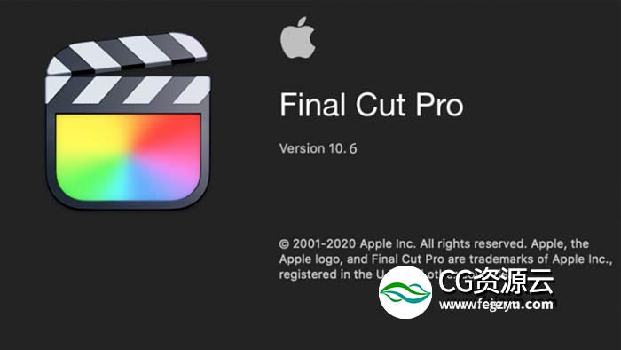 Apple Final Cut Pro X / FCPX v10.6.2 中文版/英文版/多语言版