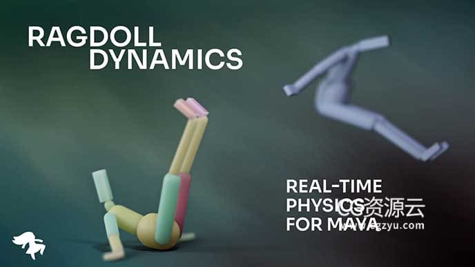 Maya/Blender插件-实时物理解算器插件 Ragdoll Dynamics Unlimited V2024