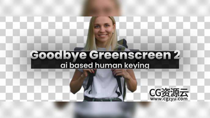 AE/PR插件-视频背景智能抠像 Goodbye Greenscreen v2.1.1 Win